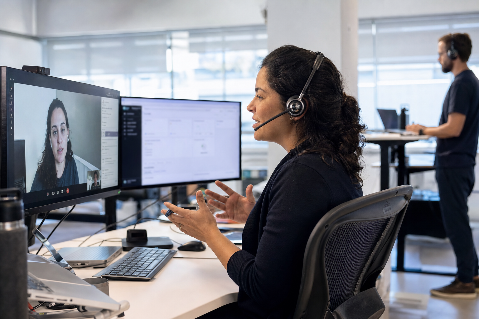 Engineer providing direct customer support — builders who ship also answer tickets.